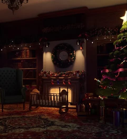 The Festive Christmas Living Room!