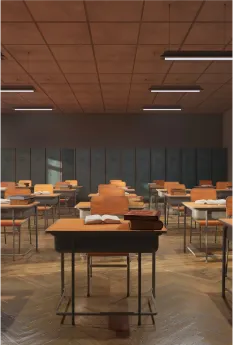 The Classroom Interior 3D Asset Pack preview 4