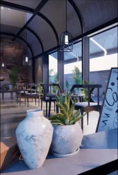 The Warm & Contemporary Coffee Shop 3D Asset Pack preview 4