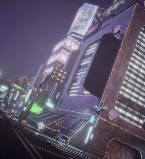The Breathtaking Cyber City Asset Pack.
