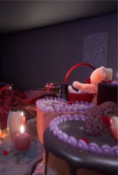 The Intimate Valentine's Day 3D Asset Pack preview 6