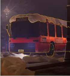 Winter Transit, Brought to Life. A Hyper-Realistic Bus Stop! preview 2