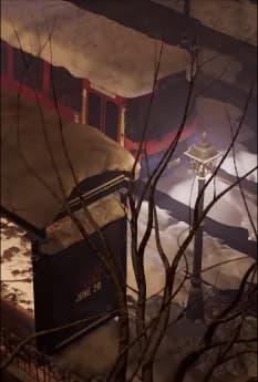 Winter Transit, Brought to Life. A Hyper-Realistic Bus Stop! preview 5