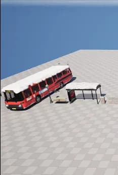 Winter Transit, Brought to Life. A Hyper-Realistic Bus Stop! preview 6